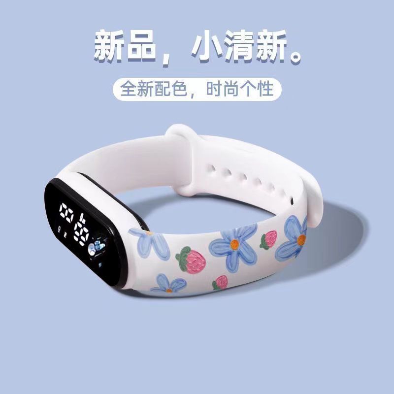 高颜値中学生腕時計女子モデルかわいいファッション韓国版シンプル夜光防水女子児童運動手環|undefined