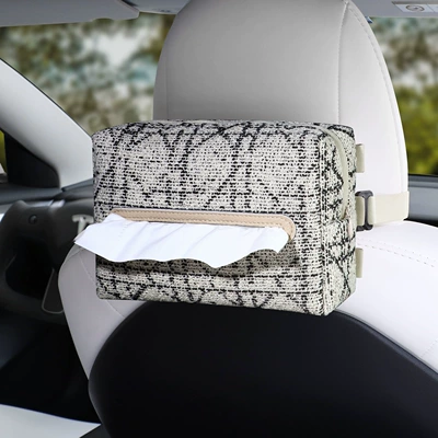 Creative Car Tissue Box, Armrest Car tissue box/set - apricot