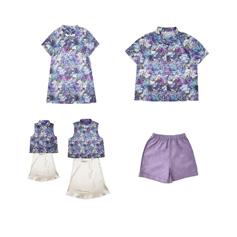 Men's and Women's Suit Summer Hanfu Small and Medium-sized Children's Western-style Handsome National Fashion Girls' Hanfu Baby's and Children's Fashion