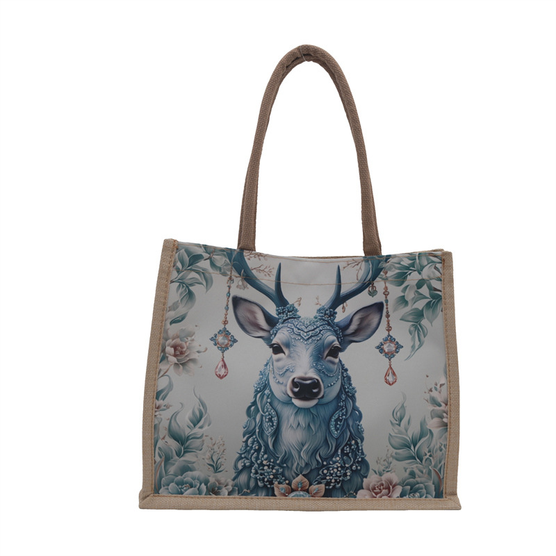 Nueva moda bolsa de lona casual bolso de moda bolso de mujer para salir al trabajo bolso de nicho bolso de almuerzo bolso de estudiantes