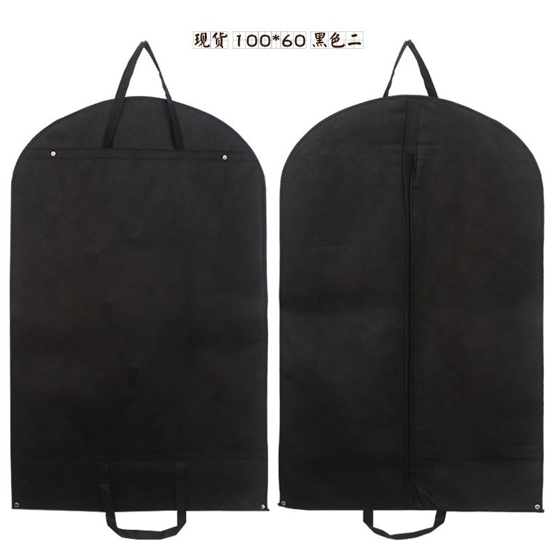 スポット卸売不織布スーツバッグ防塵ジッパーバッグ衣類ダストカバー服ダストカバー服ダストカバー防水|undefined