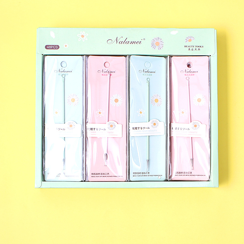 Enamel creative blackhead extraction needle, stainless steel pimple needle, squeezing acne removal tool, acne removal needle, beauty needle