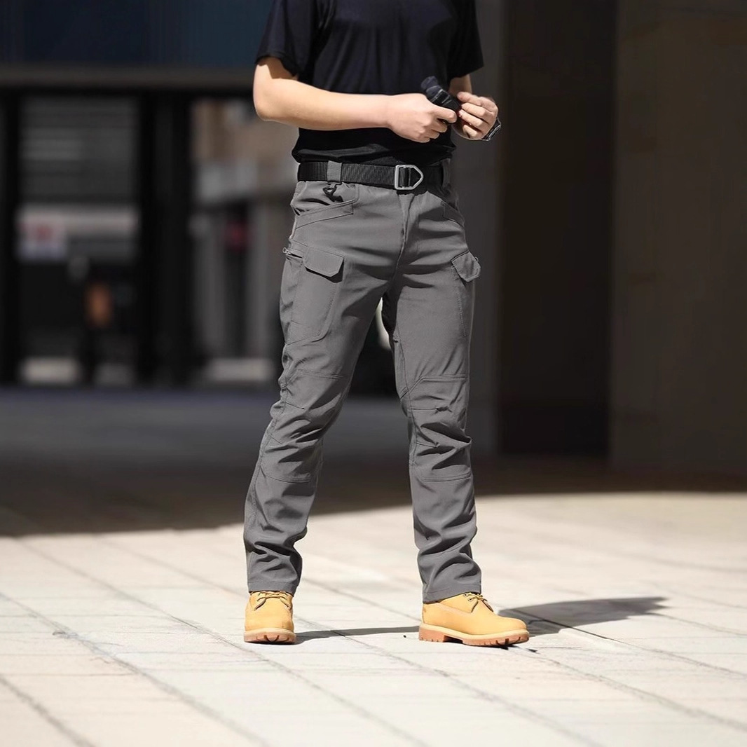Spring and Autumn Commander Tactical Pants Ix7 Outdoor Military Training Long Pants Stretch 9 Men's Multi-Pocket Urban Special Forces Work Pants