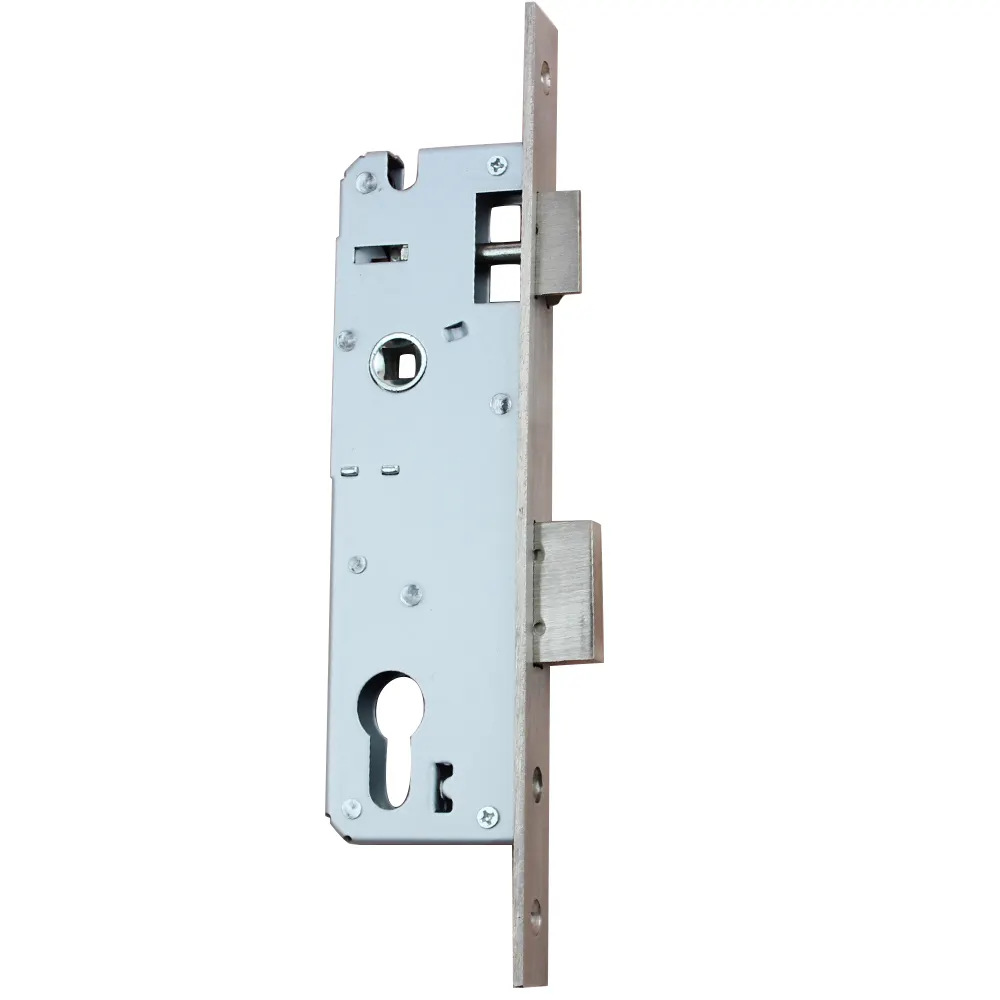 Personalizado 20/25/30/35mm ultra estrecho marco cuerpo de la cerradura puerta de aluminio de 85 orificios de acero inoxidable 304 cuerpo de la cerradura