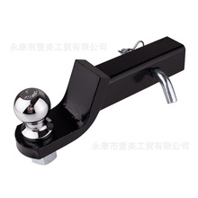 drop2“ 下降2英寸黑色拖车臂6000磅镀铬银色拖车球5/8寸插销套装