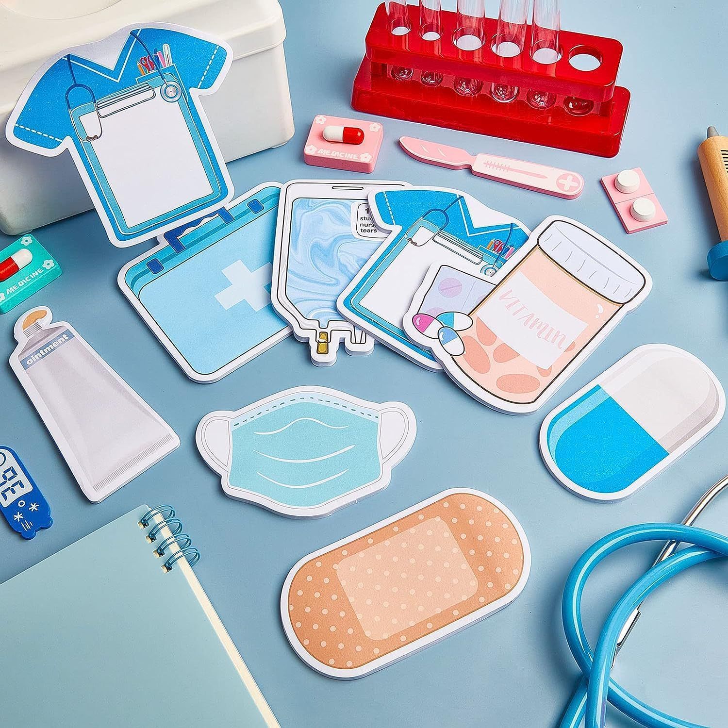 Class, Learning, School Occasion 1 Piece 1 Set Face Mask Pill Clothes Class Learning School Paper Cute Sticky Note