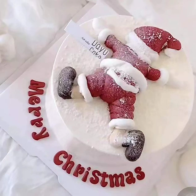 Украшение кクロ-border Рождество мягким клеем, подарок Santa Snowman elk ornaments festive dessert dress