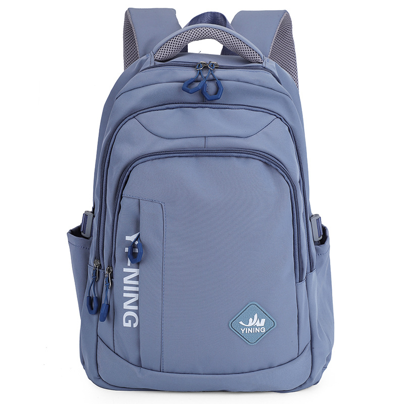 2023 nueva mochila espesa mochila de estudiantes color sólido simple mochila de hombro mochila de viaje resistente al desgaste bolsas de mujer y hombre