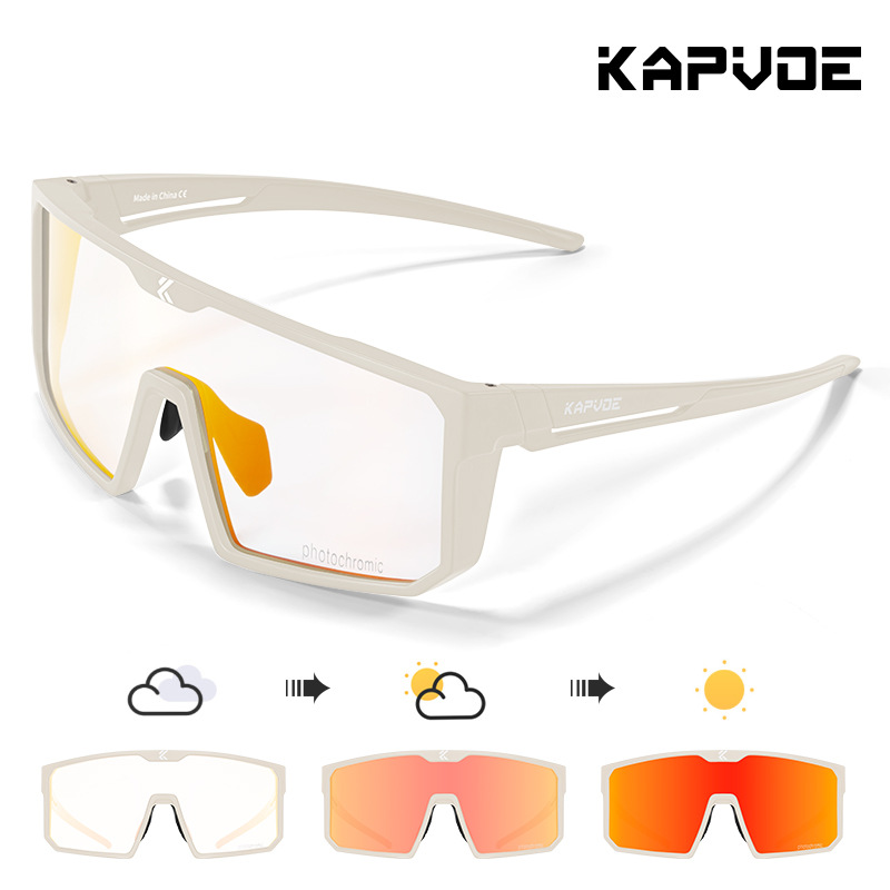 Gafas de Ciclismo Deportivo de TR90 con Protección UV y Marco Completo para Deportes al Aire Libre