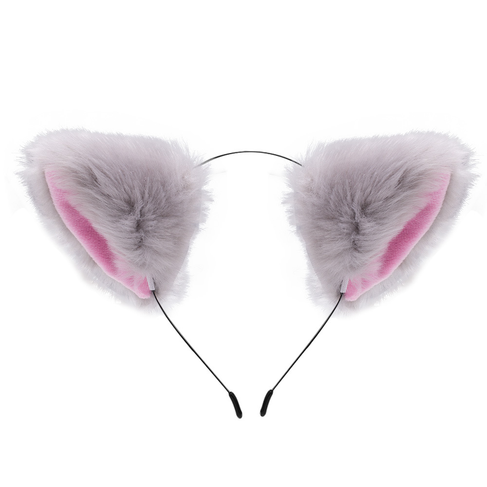 Diadema de orejas de gato con campana, cosplay y accesorios festivos