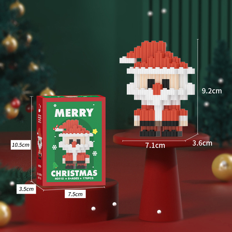 Compatible transfronterizo muñeca de dibujos animados creativos de Lego, pequeñas partículas, juguetes educativos ensamblados, bloques de construcción, regalos para estudiantes al por mayor