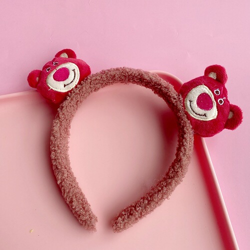 Sanrio face wash headband cute plush cinnamon dog hair accessories headband Melody girl heart plush headband trend