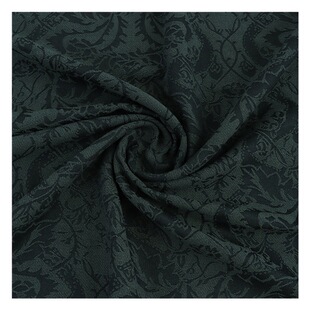 Dragon flower cotton and linen jacquard cloth autumn and winter high weight wide door width ethnic style hanfu Tang suit vest skirt pants fabric