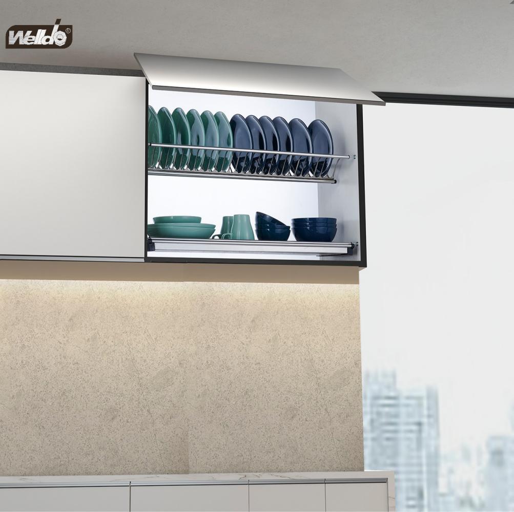 Welldo纬东 橱柜碗碟架橱柜不锈钢碗碟架碗碟沥水架