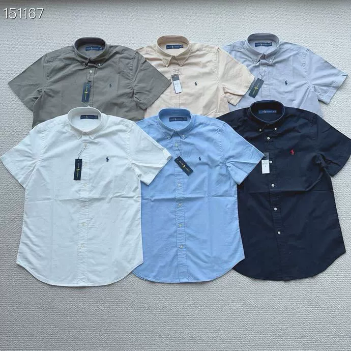 Ralph Lauren, лошадь для отдыха, хлопковая дышащая рубашка для мужчин и женщин, американский стиль, с коротким рукавом