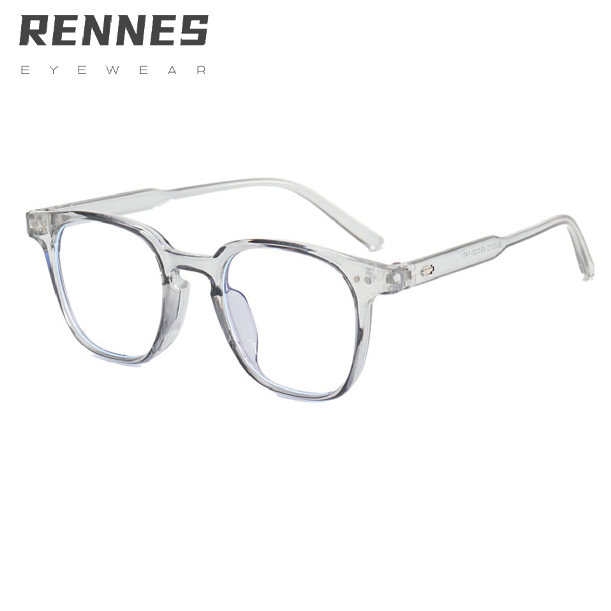 2021 nueva moda estilo coreano beige uñas gafas lisas poco Libro Rojo neto rojo ins misma moda gafas de luz anti-azul