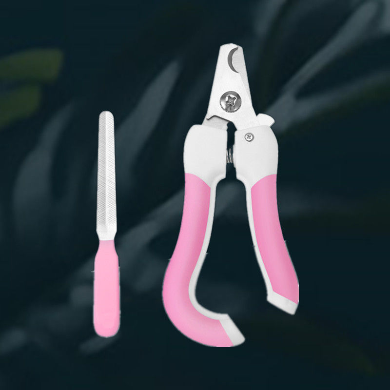 #Cortauñas Manual para Mascotas Rosa Pequeño + Lima