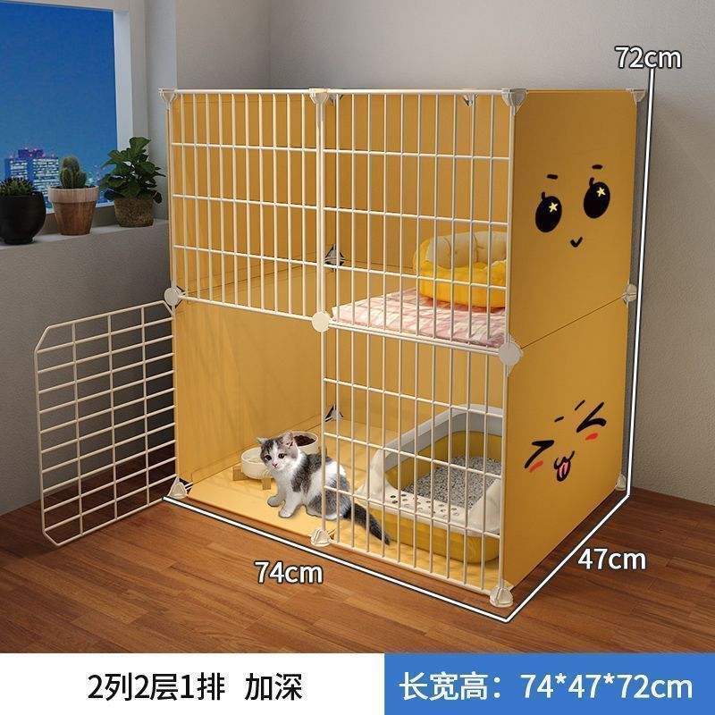猫ケージホーム寮ヴィラ屋内フリースペース組み立て猫ハウス子猫ハウス猫の巣猫ケージ収納キャビネット|undefined