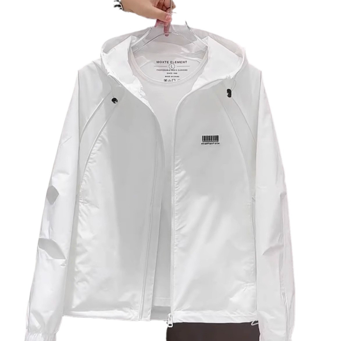 Todo-fósforo moda masculina casual cuello alto manga larga hermosa tendencia suelta chaqueta juvenil otoño chaqueta delgada hombres