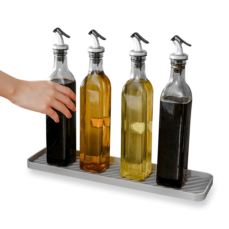 Bandeja de silicona mantel de silicona condimento botella de almacenamiento en rack de aislamiento térmico resistente a altas temperaturas taza de té estera de almacenamiento montaña