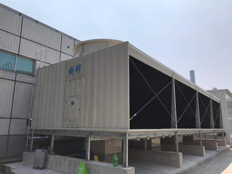供应方型低噪音横流式冷却塔 新研方型工业冷却水塔厂家