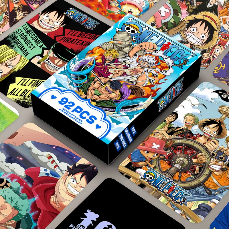 Spot 92 шт HD цветная фотокарточка One Piece двусторонняя LOMO карта коллекционная карта стикер закладка