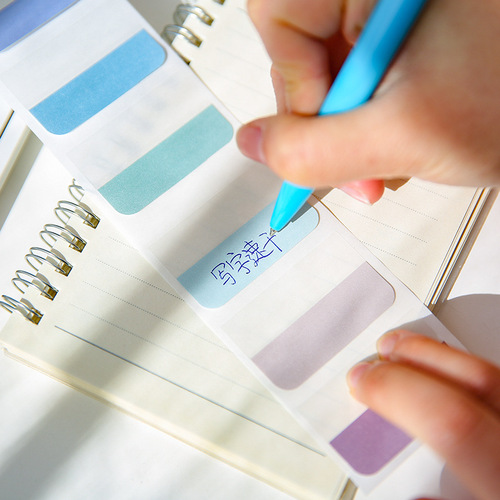 ins style Morandi color index stickers color sticky notes stickers mark labels bookmark stickers sticky notes N times stickers