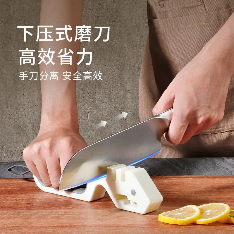 afilador de cuchillos doméstico afilador rápido cuchillo de cocina portátil cuchillo afilador de ángulo fijo profesional herramienta afilada piedra afilada