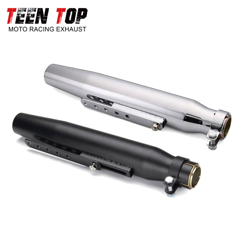 Motorcycle Modified Harley Triumph Earth Eagle Prince Cruise Retro Electroplated Street Exhaust Tail Section