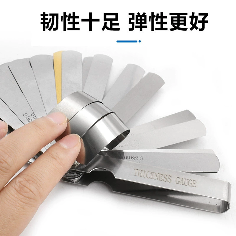 0.04-0.88 mm gap Size 0.25 copper sheet 32 ​​tablet spacing meter ruler valve teaching ruler