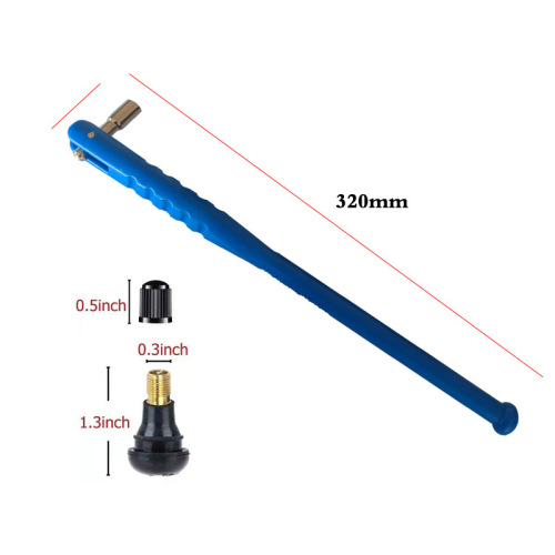 Tire valve installation tool valve puller vacuum nozzle puller three-in-one valve pull rod