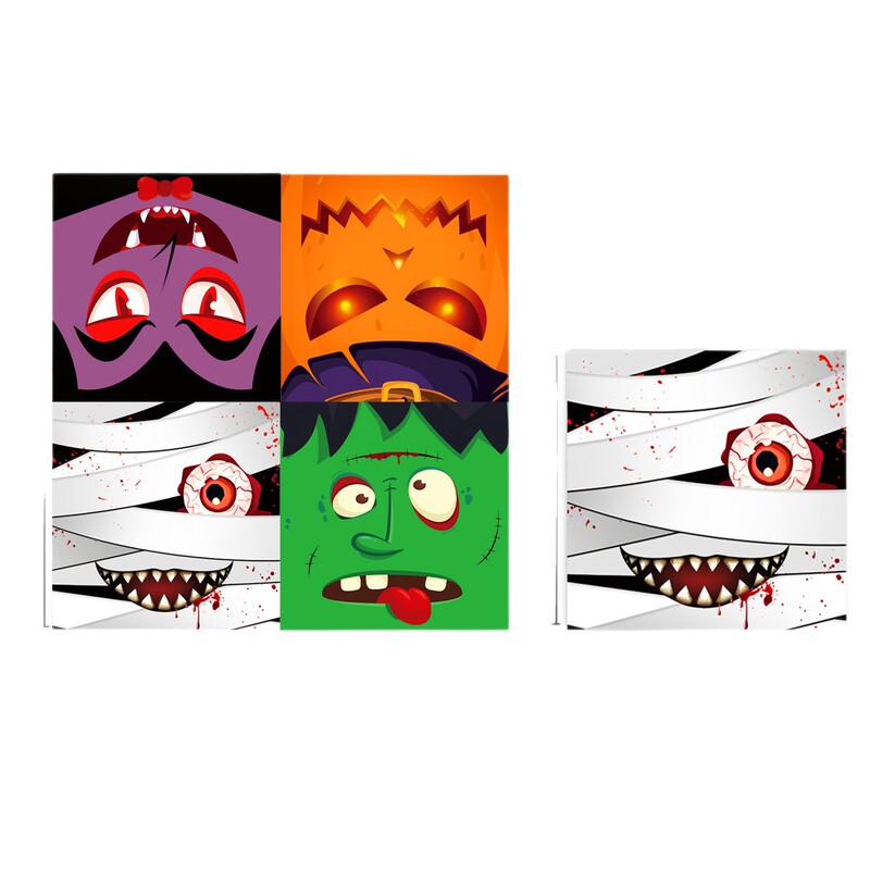 Amazon 新製品ハロウィン装飾パーティー食器漫画スリラーハロウィンキャンディーバッグパーティーフェスティバルチャーム|undefined
