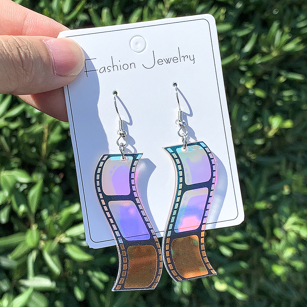 Iron Ear Needle Material 1 Pair Cute Simple Style Umbrella Fish Arylic Drop Earrings