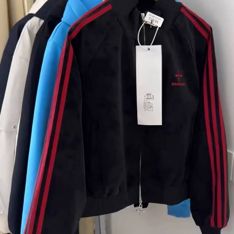 Áo khoác jacket nữ dáng rộng cổ đứng tay dài kiểu bóng chày — Màu be, Màu cà phê, Màu nâu, màu đen chi tiết 11
