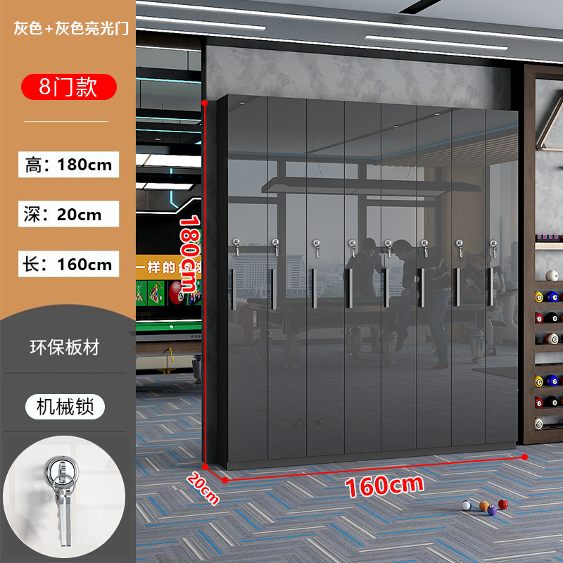 台球厅桌球室用品台球存杆柜子展示柜会员球杆柜密码锁放杆柜批发|undefined