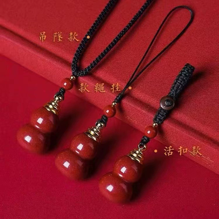 Фиолетовая киноварная тыква может быть установлена киноварная тыква может открыть брелок для мобильного телефона