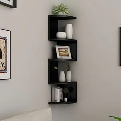 クロスボーダーコーナー収納ラック三角形多層リビングルームベッドルームコーナーフローティングラックホーム壁掛け収納ラック本棚