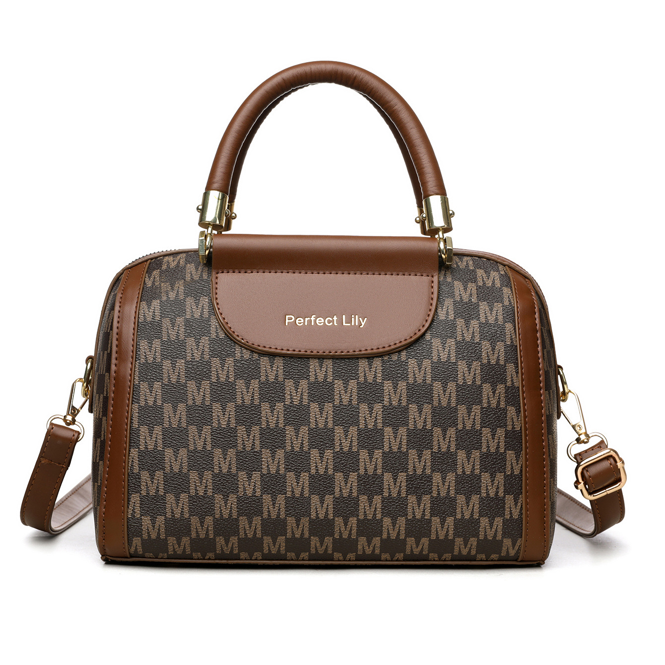 Borsa a tracolla donna elegante modello boston grande capienza_voghion.com