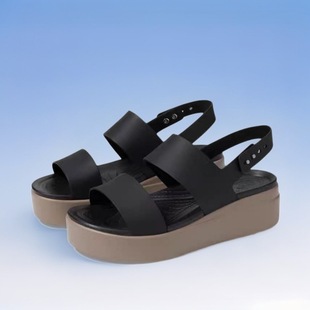 Spring and Summer New Brooklyn Sports and Leisure Fashion Lightweight Sandals and Slippers Comfortable Sandals Wedge Sandals Thick Soles
