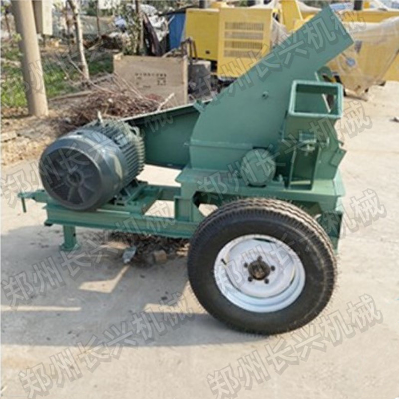 销售郑州可移动式木削机多少钱一台 树枝树木竹子削片机