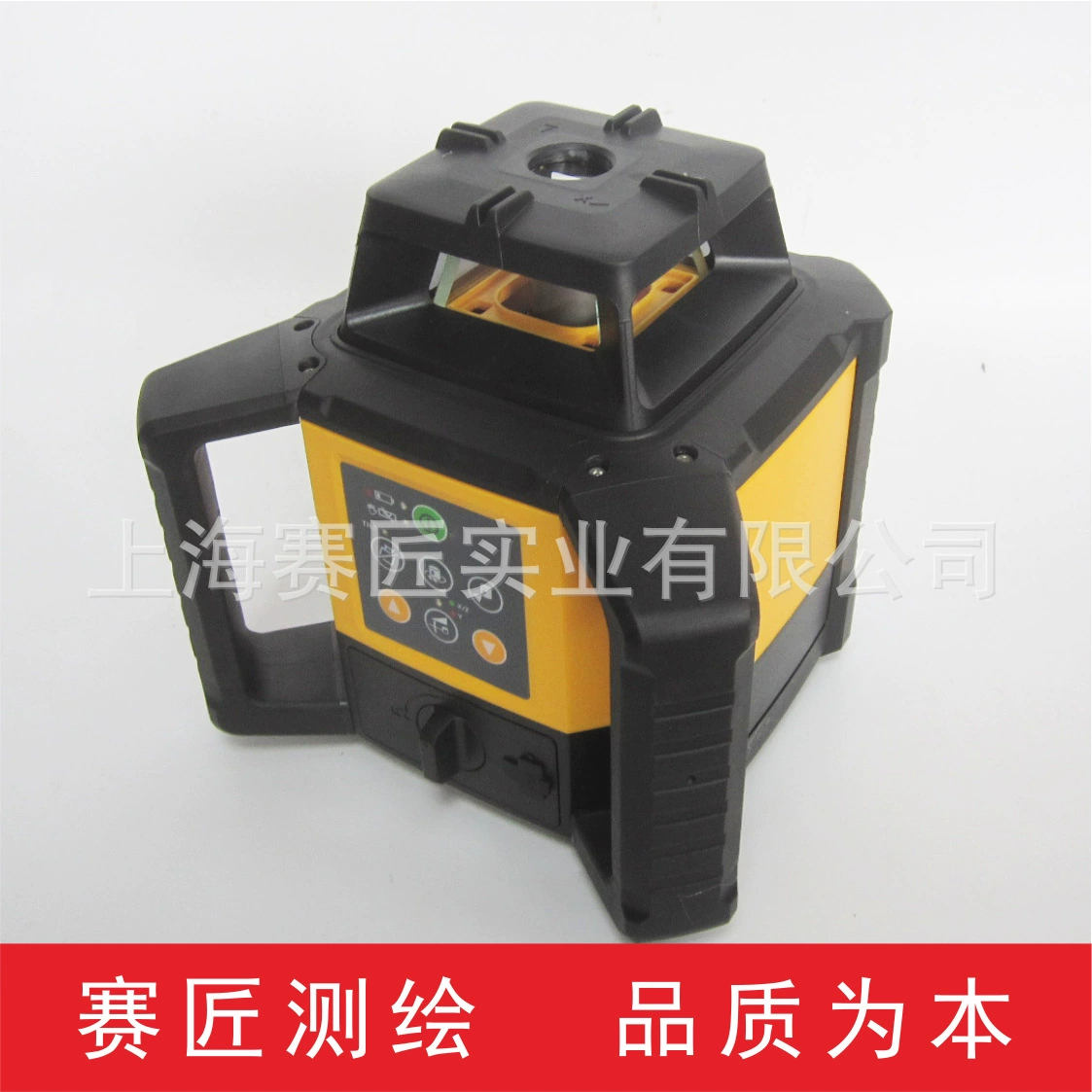 Лазерный выравниватель Rammer 500 м плоский приемник приемника красный и зеленый свет 360 градусов вращающийся уровень