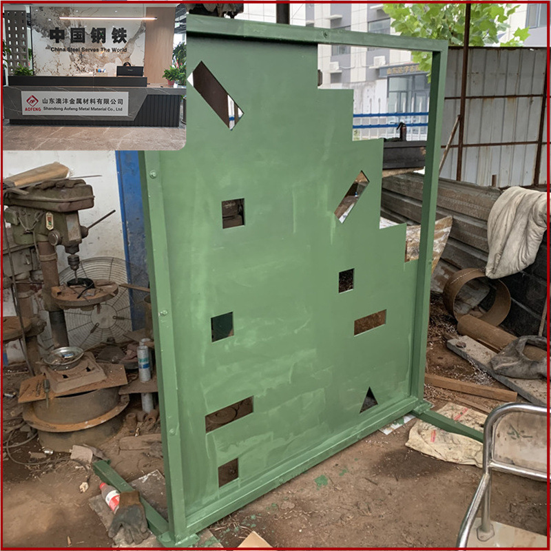 澳沣NP550防弹钢板 人形起倒靶加工 1.7米高风车靶 现货销售