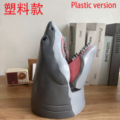 跨境新品JAWS 50th Anniversary Popcorn Bucket鲨鱼形爆米花桶