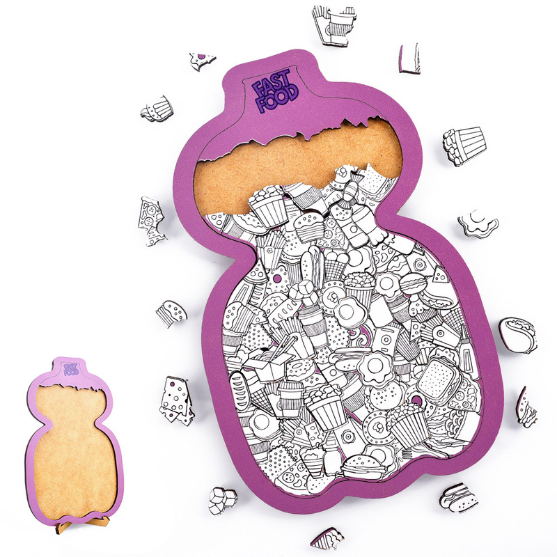 Fun Cat Collection "Snack Jenga" Cat Puzzle Immersive Stress Relief Birthday Gift Children's Educational Toy