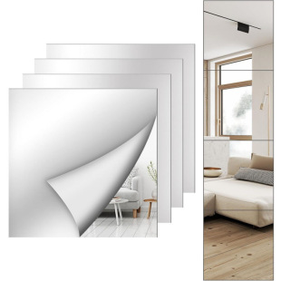 Bathroom mirror mirror non-perforated mirror stickers cross-border high-definition acrylic full-body mirror self-adhesive soft mirror