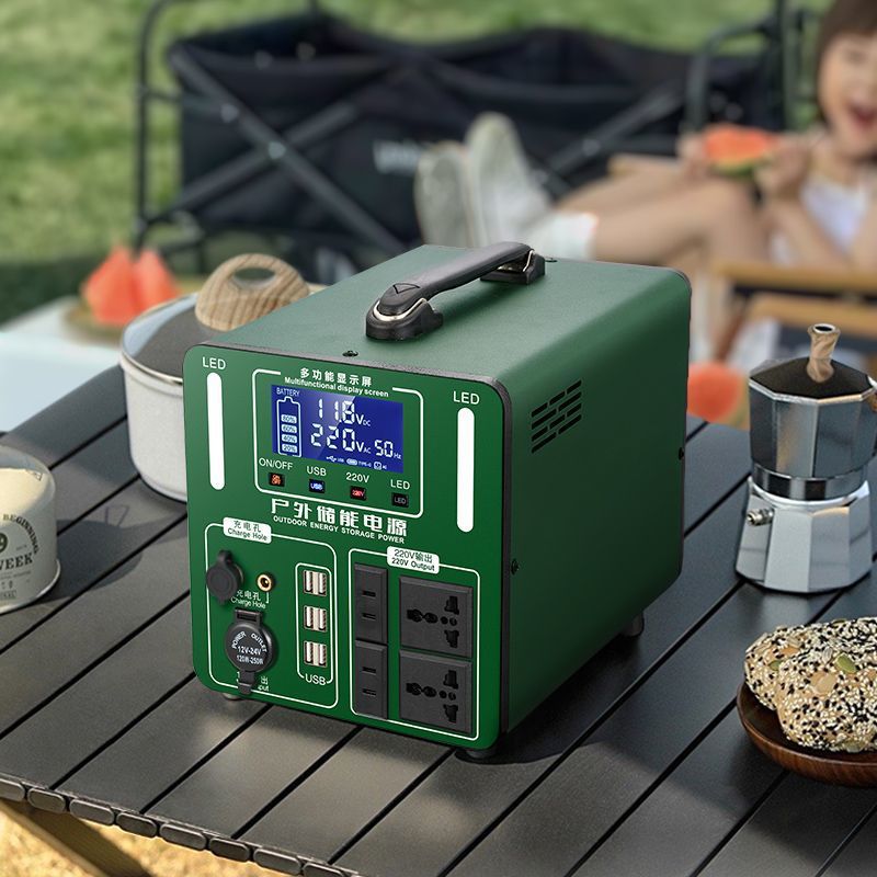 220V移动电源户外大容量便携家用摆摊备用应急蓄电自驾游直播露营