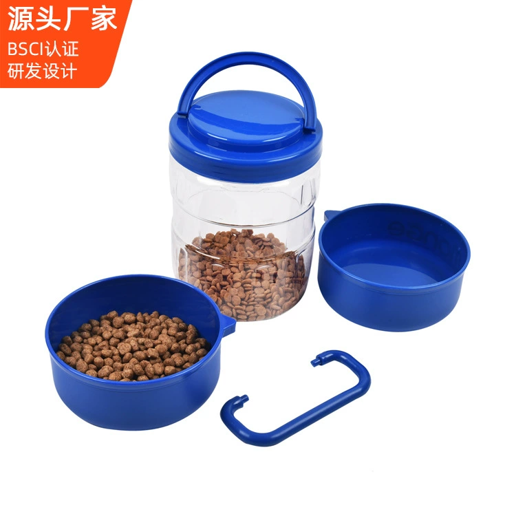 Товары для домашних животных 1,5 кг пластиковый исходящий портативный резервуар для зерна собаки ведро для зерна собаки резервуар для хранения зерна рисовое ведро резервуар для домашних животных