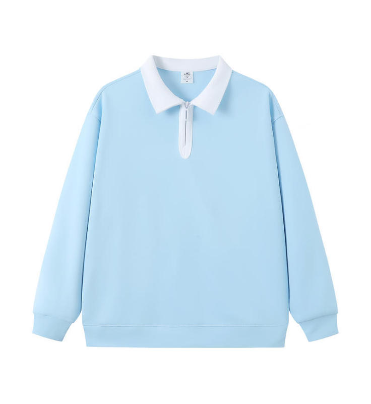 卫衣定制工作服餐饮餐厅火锅饭店超市服务员长袖撞色工装印字logo|undefined