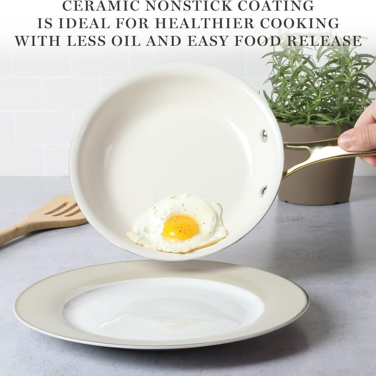 Comercio exterior transfronterizo de granito juego de 12 piezas de piedra médica olla antiadherente juego completo de ollas y utensilios domésticos cocina de inducción estufa de gas