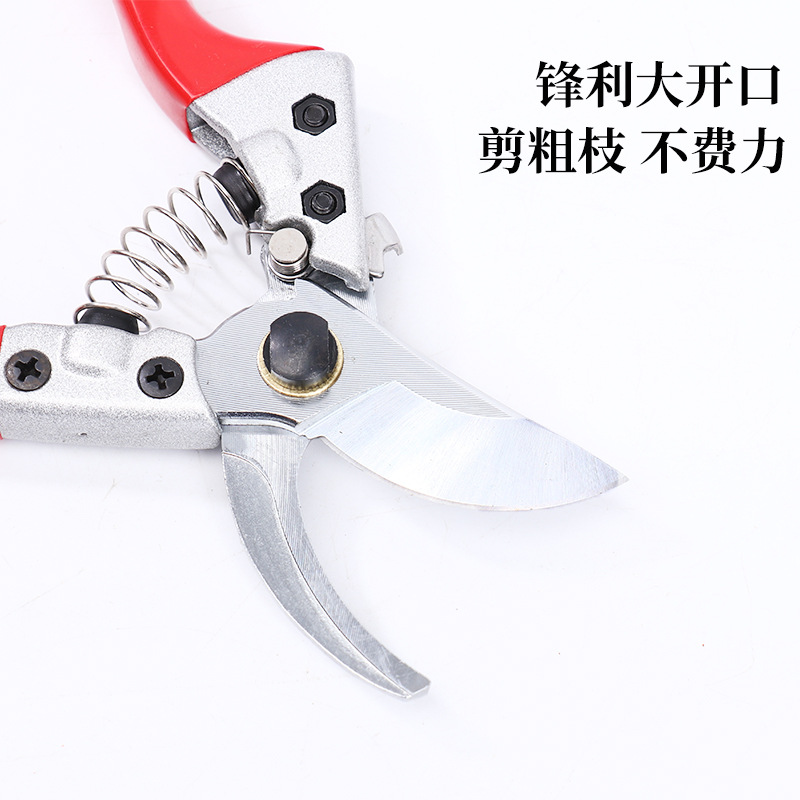Manufacturer wholesale garden pruning shears for picking fruit trees, household bonsai thick branches, garden fruit trees, manual labor-saving pruning shears